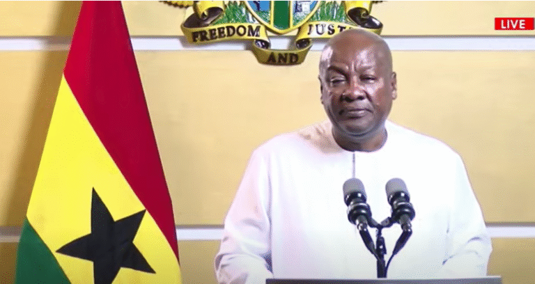 MAHAMA CALLS FOR NATIONAL UNITY
